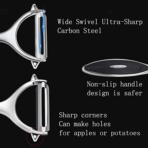 Vegetable Apple Peelers for kitchen (2 Count)