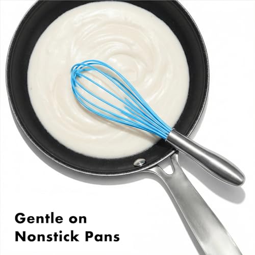 10 Inch Blue Silicone Whisk (10 inch blue)