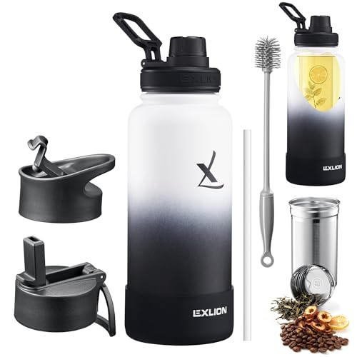 Tea Infuser Water Bottle 32 Oz (Day&Night / 32 Ounces)