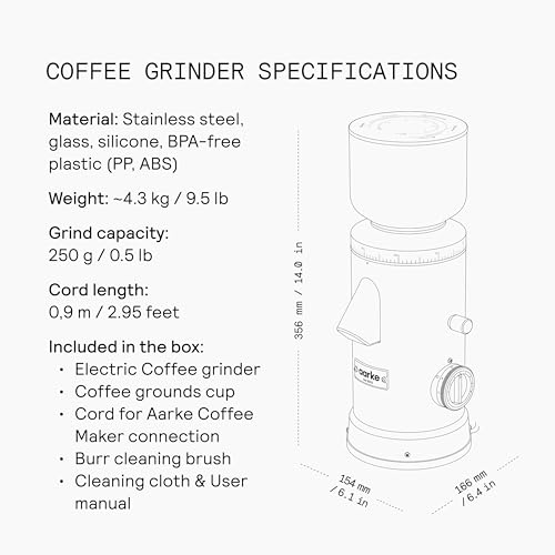 Drip Coffee Maker & Grinder Bundle (Stainless Steel w/ Coffee Grinder)
