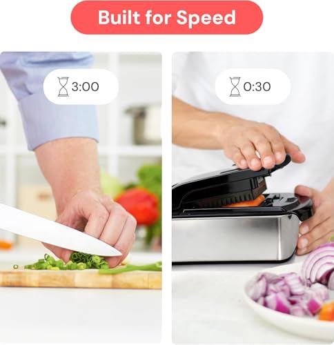 Pro Original Vegetable Chopper & Spiralizer (Stainless Steel / 4 in 1)