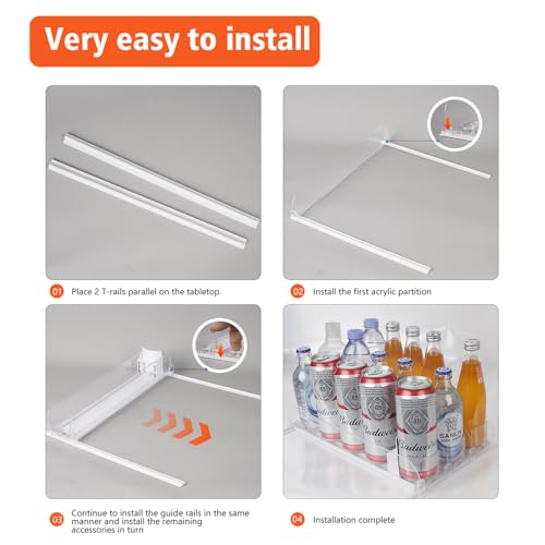 Stackable Soda Can Organizer for Refrigerator (3 Row)