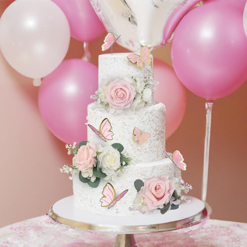 3Pcs Premade Cake Flowers (3 Count)