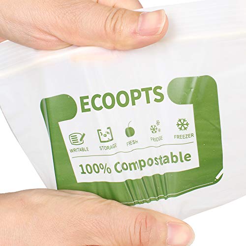 100% Compostable Snack Zip Bag