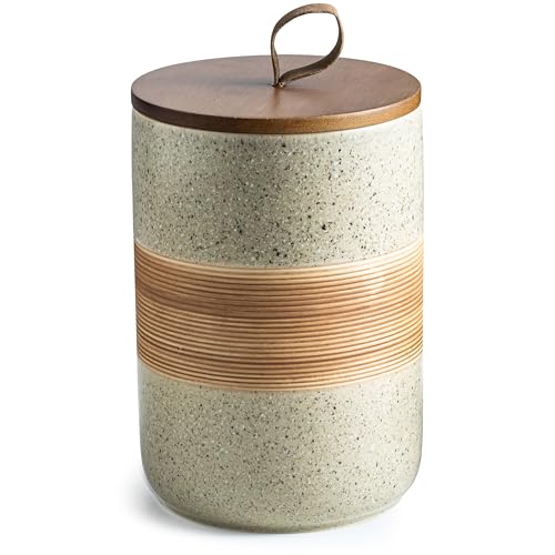 Large Storage Containers with Lids (Beige / 60 fl.oz)