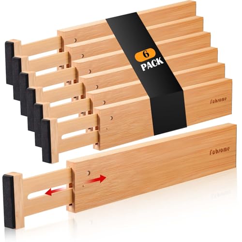 Drawer Divider 6 Pack (For 13-17in deep drawers inner size)