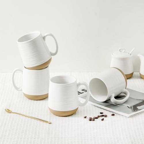 Coffee Mugs Set of 4 (White / Set of 4)