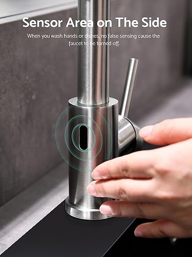 Touchless Kitchen Faucet (Brushed Nickel)