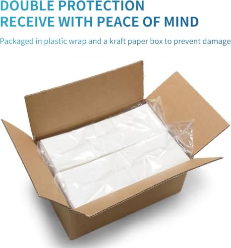 4" x 6" Zebra Fanfold Direct Thermal Shipping Labels (White / 2 Stacks | 4000 Labels)