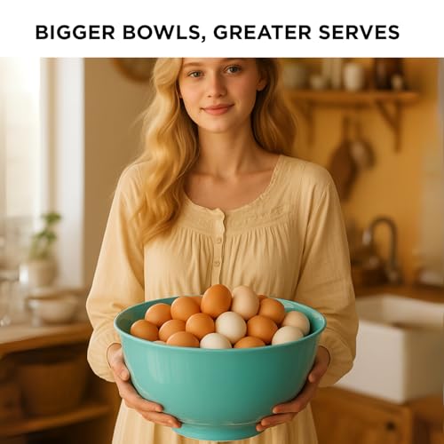 Melamine Mixing Bowl Set with Lids