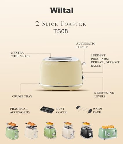 Retro 2‑Slice Toaster