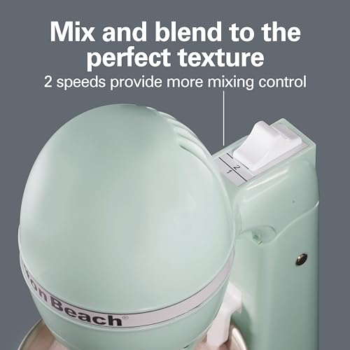 DrinkMaster Retro Milkshake Maker & Electric Drink Mixer (Mint / Extra-Large 28 oz.)