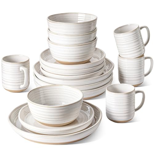 Ceramic Dinnerware Sets for 4 (Dinnerware & Mug 16 pieces)
