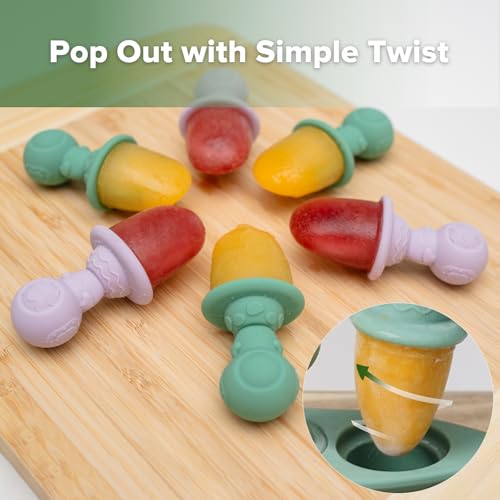 Astronaut Ice Pop Mould Set (Pea Green)