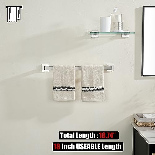 Brushed Towel Bar (20.41 Inch / Brushed Steel)