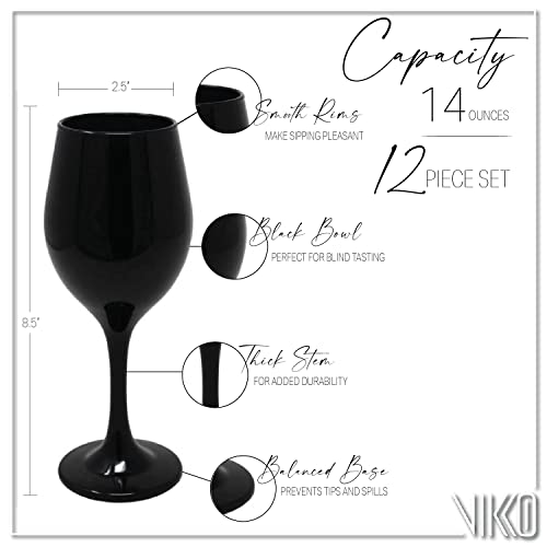 Décor Wine Glasses (12 Count)