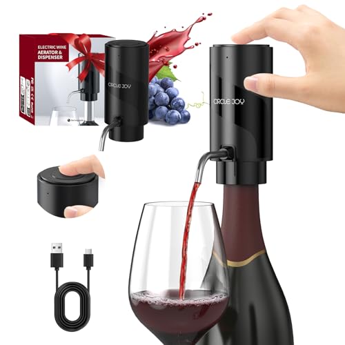 Electric Wine Aerator Pourer (Pure Black / Electric Wine Aerator Set)