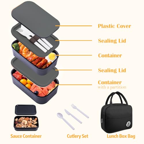 Bento Box with Lunch Bag Microwavable All