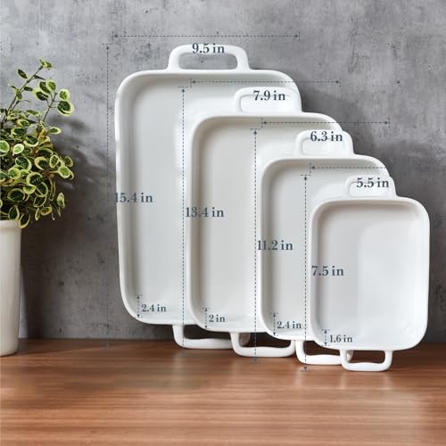Casserole Dishes for Oven (White 02)