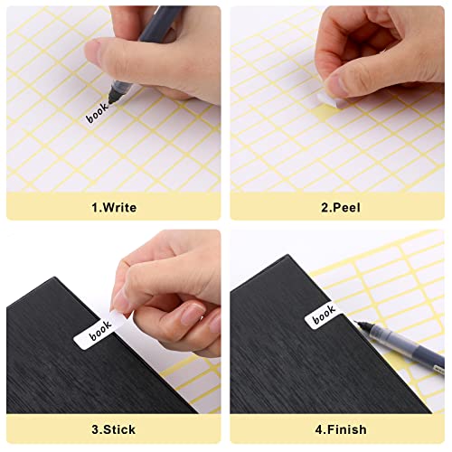 1680 Pcs Matte White Labels Blank Stickers Small Sticky Labels Removable Price Tags Labels Stickers for Jars Boxes Envelopes File Folders School Office Home (1680 Count)
