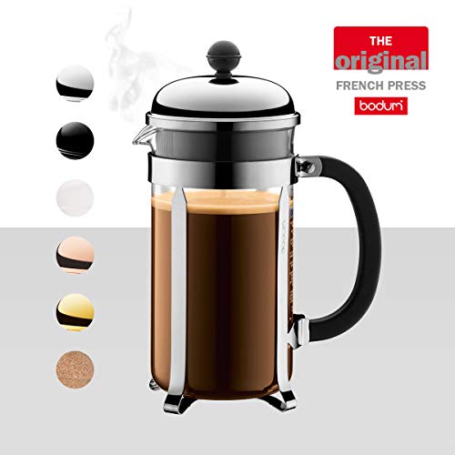 34oz Chambord French Press Coffee Maker (White / 34 oz)