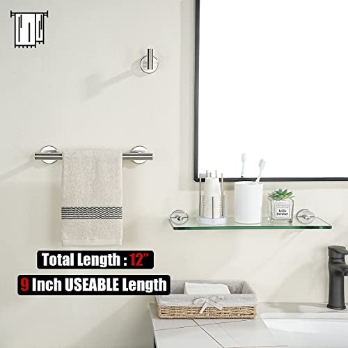 Hand Towel Bar (Brushed / 12 Inch)