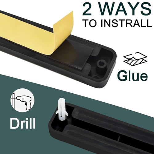 2pcs Magnetic Knife Strips (Black-2PK / 13in)