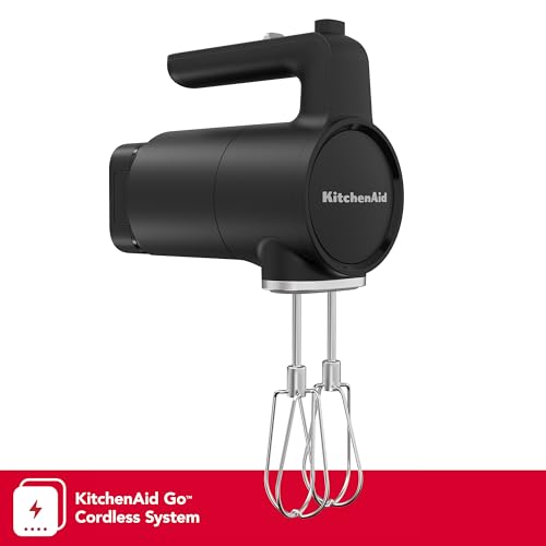 Go Cordless Hand Mixer (Matte Black / 7 Speed)