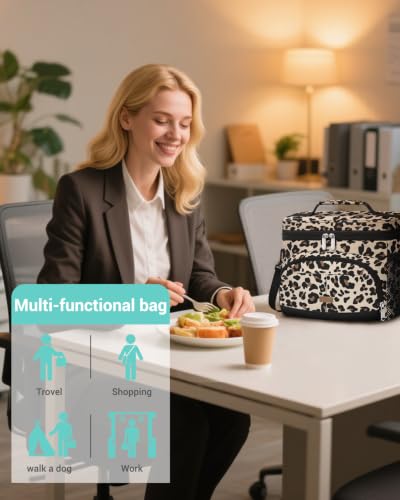 Lunch Box for Men Women Insulated Lunch Tote Cooler Bag Lunchbox