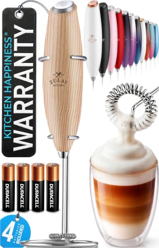 Powerful Milk Frother Wand With Duracell Batteries