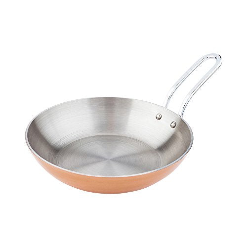 Round Copper Stainless Steel And Mini Skillet (Copper and steel / Skillet)