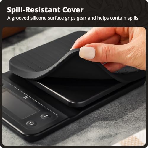 Coffee Scale with Timer (Onyx Black)