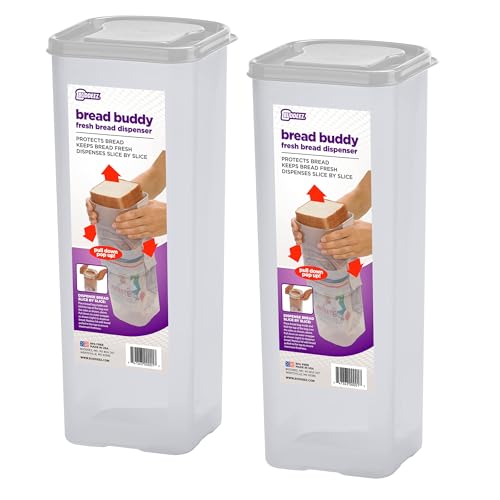 Bread Buddy Bread Storage Container (White / Pack of 2)