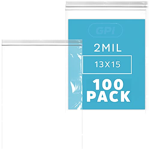 2 Gallon Zip Bags (100 Count)