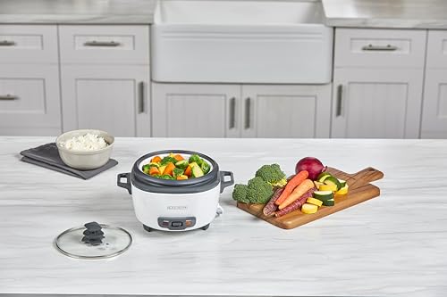 6 Cup Rice Cooker with Steaming Basket (6-cup / rice cooker)