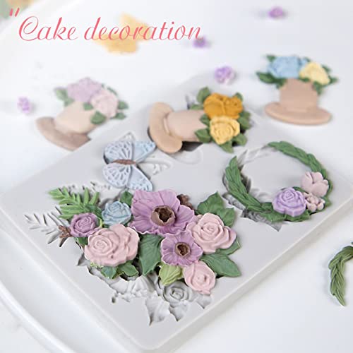 Rose Fondant Molds (Butterfly Fondant Mold)