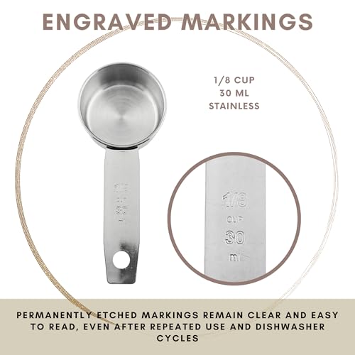 1 8 Cup Stainless Steel Measuring Cup (1/8 Cup)