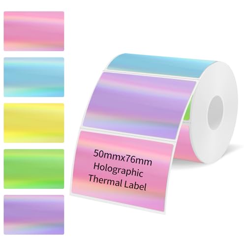 3x2 Inch Holographic Thermal Labels (Holographic- 5 Colors / 2*3 inch)