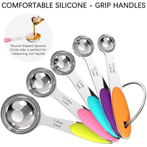 Nesting Measuring Cups and Spoons Set (10 Count)