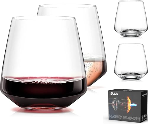 Wine Glasses Set (Set of 4-13.5 oz)