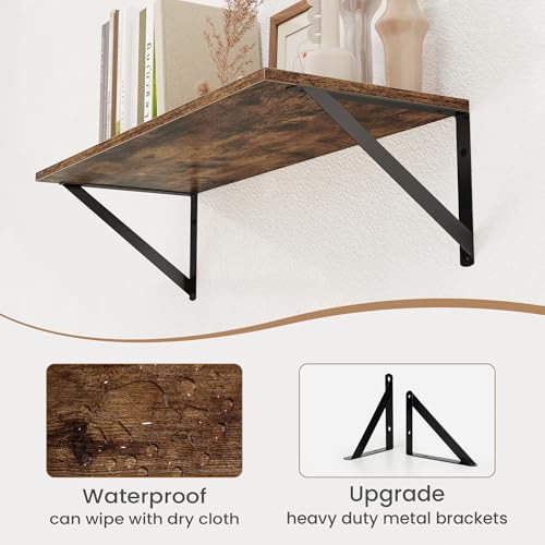 Deep Floating Shelves for Wall