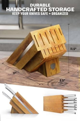 12 Pc Knife Block Set (12-Pc / White)
