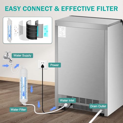 Commercial Ice Maker Machine (150Lbs/24H)