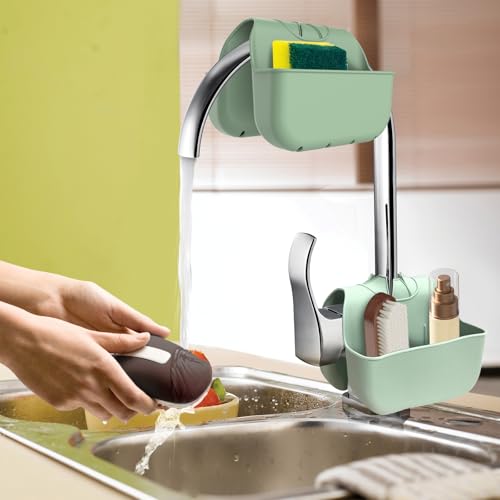 Sponge Holder for Kitchen Sink (Green)