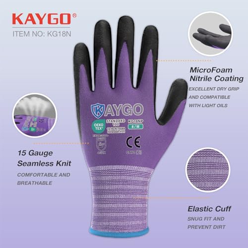Safety Work Gloves (12 Count)