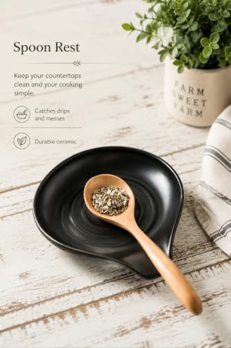 Spoon Holder for Stove Top (Black)