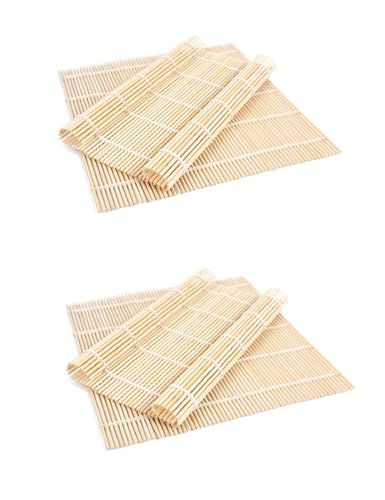 4 Pack Bamboo Sushi Rolling Mat