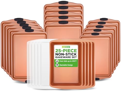 25 Piece Baking Pan Set (Set of 25)