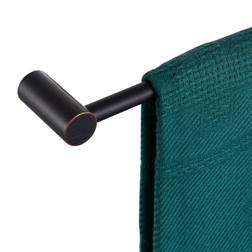 Bathroom Towel Rack Wall Mounted 24'' Bath Towel Bar Holder for Bathroom Hardware Accessories Oil Rubbed Bronze Stainless Steel (Oil Rubbed Bronze / 24-Inch)