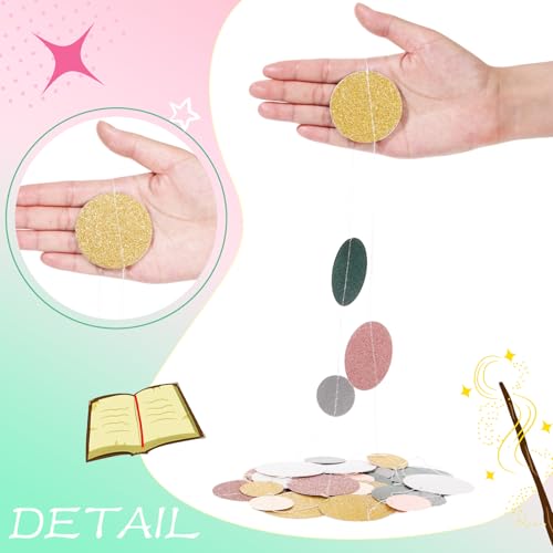 5 Pieces Circle Garland Banner Hanging (5 Count)
